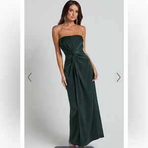 Showpo Hathaway Maxi Dress Emerald
